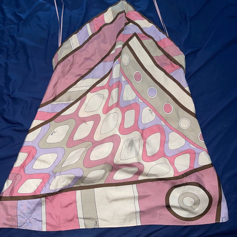 Emilio Pucci Tie Back Top